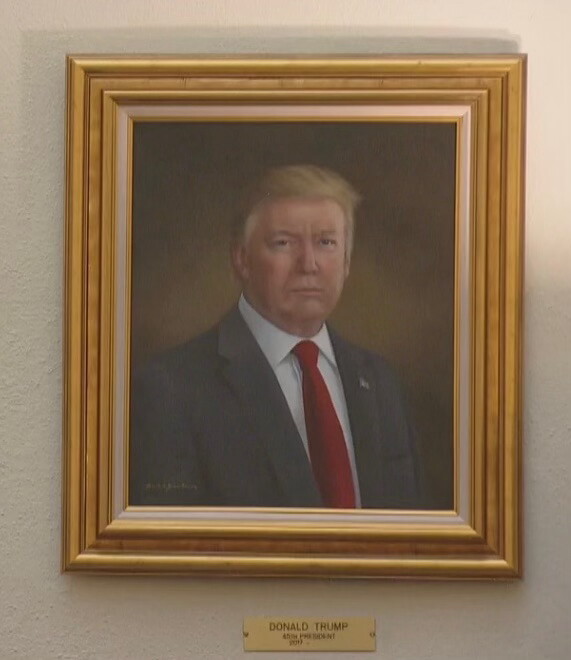 ¿Retrato o insulto? Donald Trump exige cambio de su imagen en el Capitolio de&nbsp;Colorado